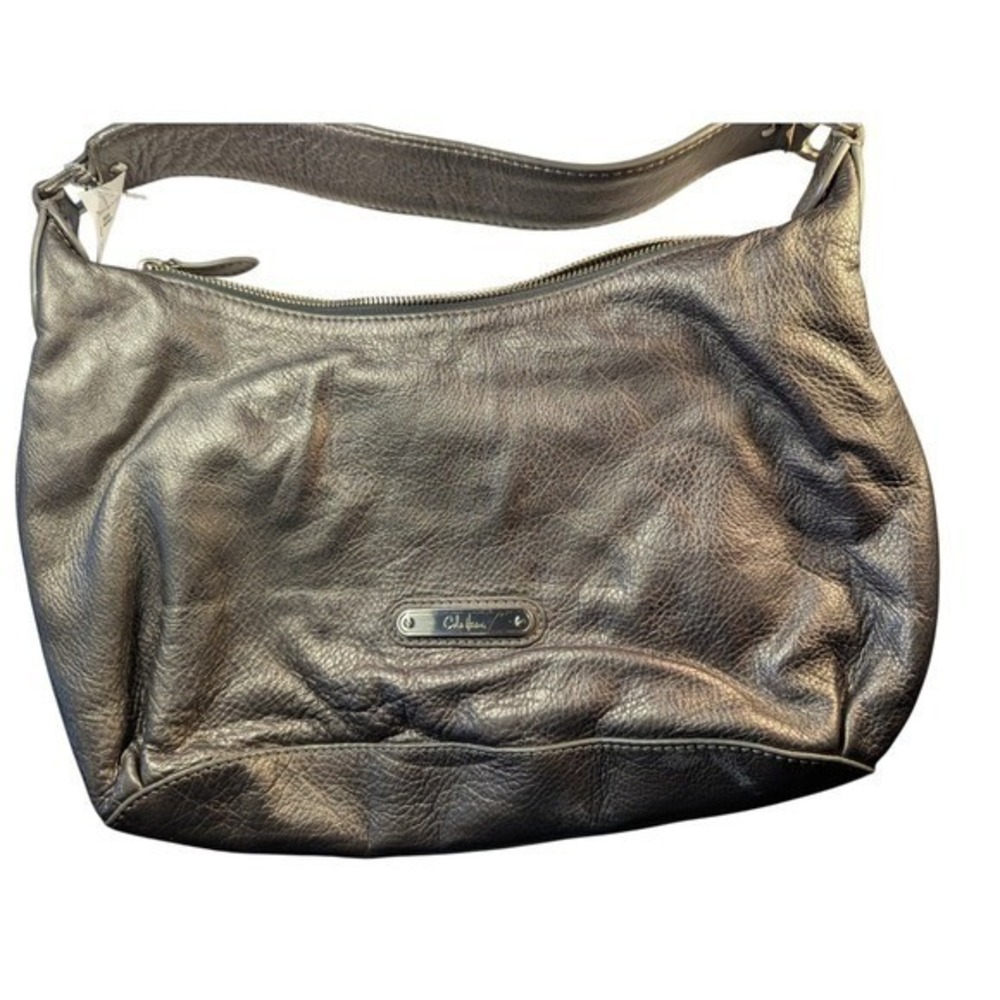 Cole Haan Shoulder Bag Bronze Metallic Leather Everyday Purse Handbag‎